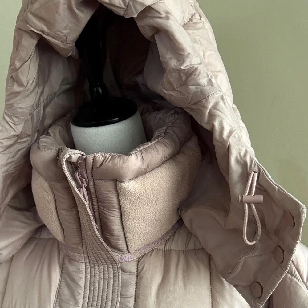 Free‎ People Movement Like a Dream Reversible Puffer in Mauve Winter Jacket Sz M